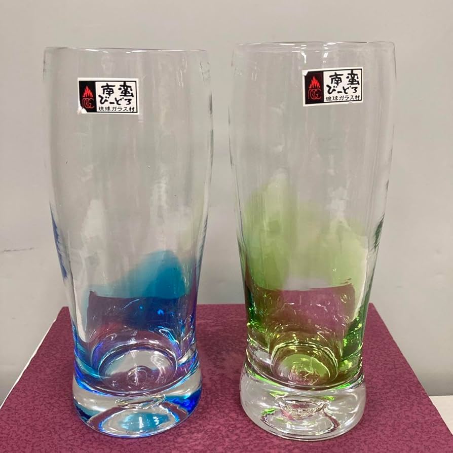 ✨未使用✨硝子工芸品 琉球ビードロ硝子 ボウル皿 2個(ペア) セット ✨未使用✨硝子工芸品 琉球ビードロ硝子 ボウル皿 2個(ペア) セット